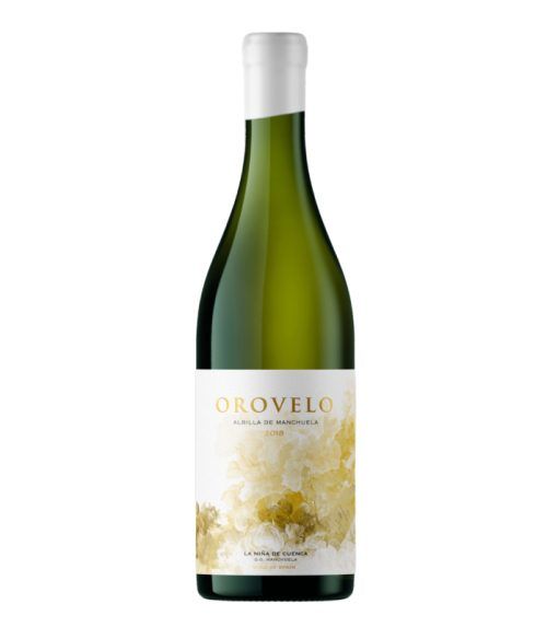 Orovelo 2022, Vino Blanco Castilla la Mancha, variedad Albilla de la Manchuela, La Niña de Cuenca, Ledaña, Cuenca. Crianza en tinaja de barro