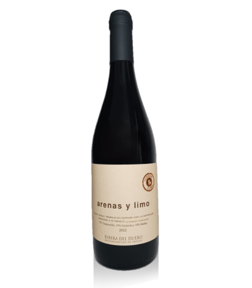 Vino tinto Arenas u Limo de Jorge Granado Viticultor añada 2022 en formato 698x800